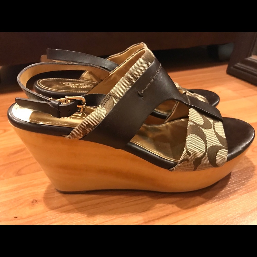 COACH Wedge/Platform sandals